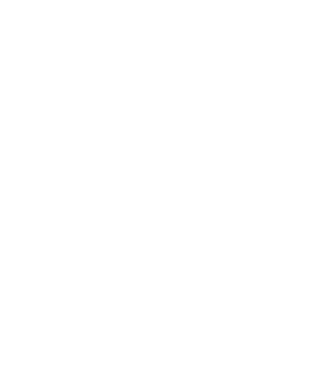 White illustration outline of a three-fifths fraction